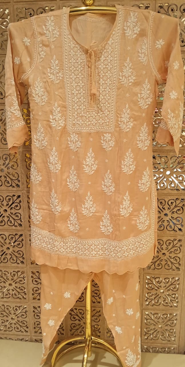 DAILY WEAR LAKHNAVI KURTA SET