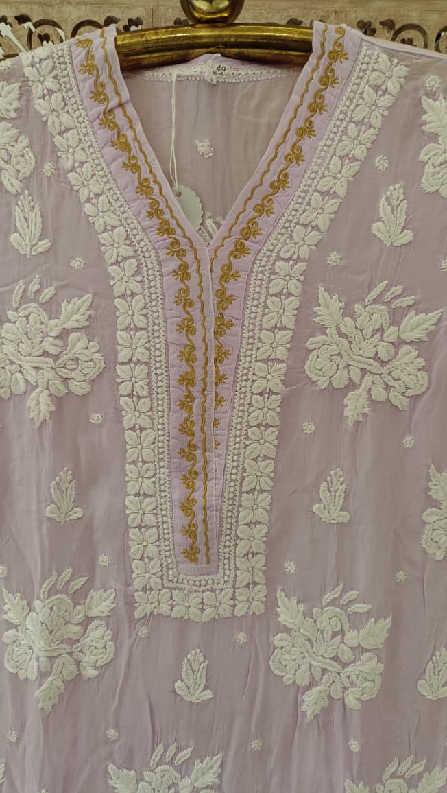 DAILY WEAR LAKHNAVI KURTA SET