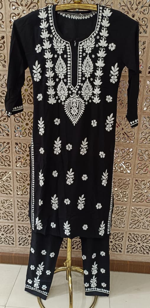 CASUAL DAILY WEAR LAKHANVI KURTA SET