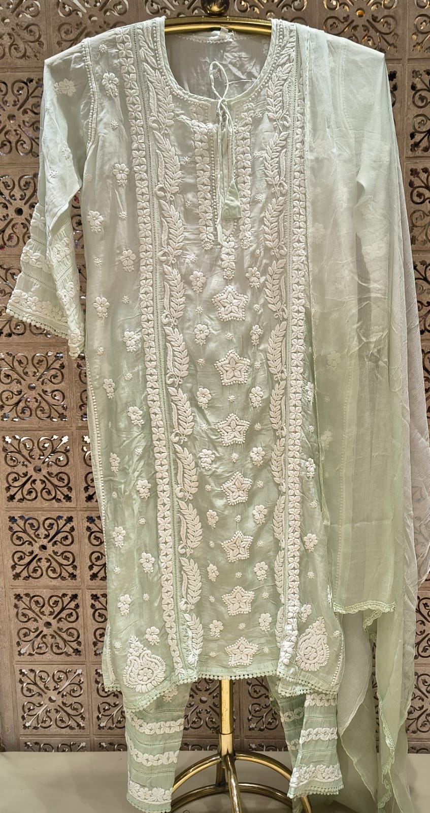 CASUAL DAILY WEAR LAKHNAVI KURTA SET
