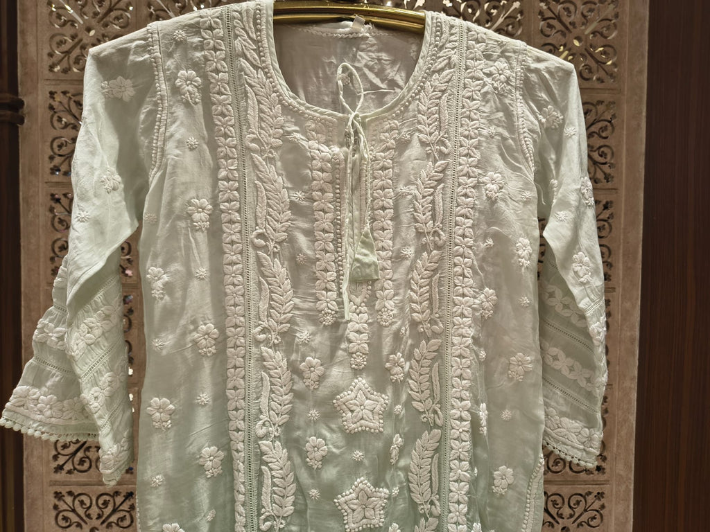 CASUAL DAILY WEAR LAKHNAVI KURTA SET