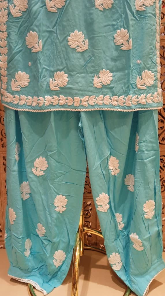 DAILY WEAR LAKHNAVI KURTA SET