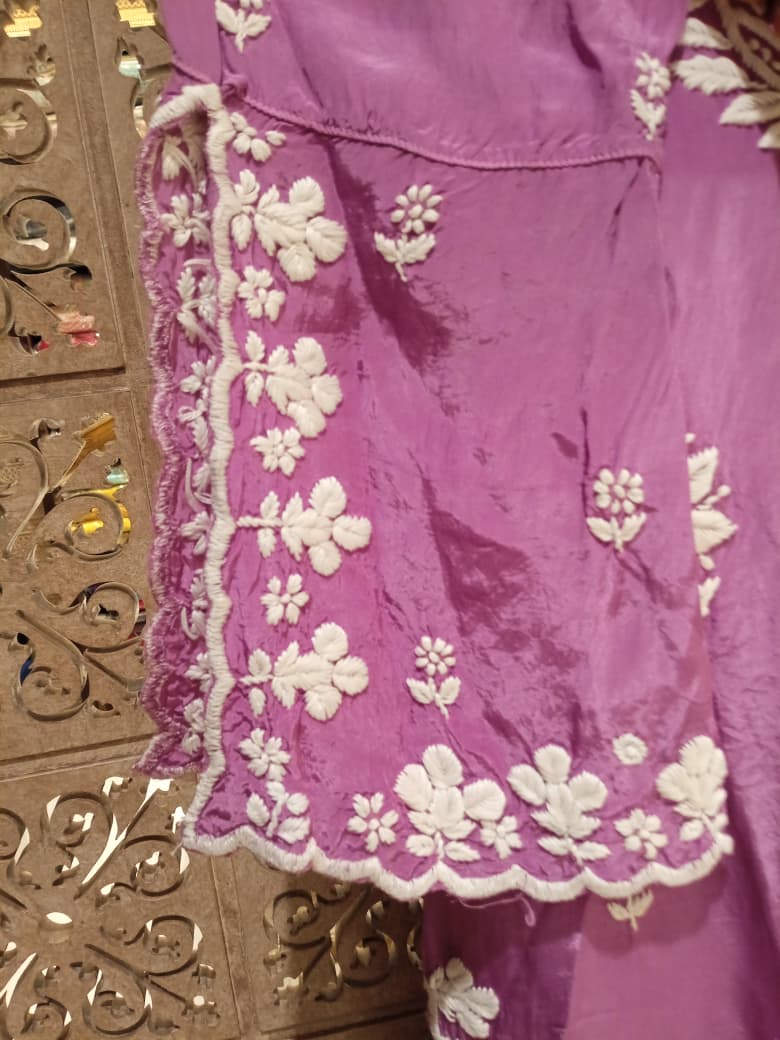 CASUAL DAILY WEAR LAKHNAVI KURTA SET