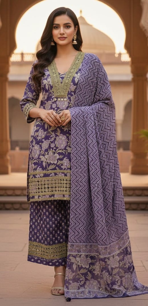 FARSI LOOK SEMI OCCASSION DAILY WEAR KURTA SET