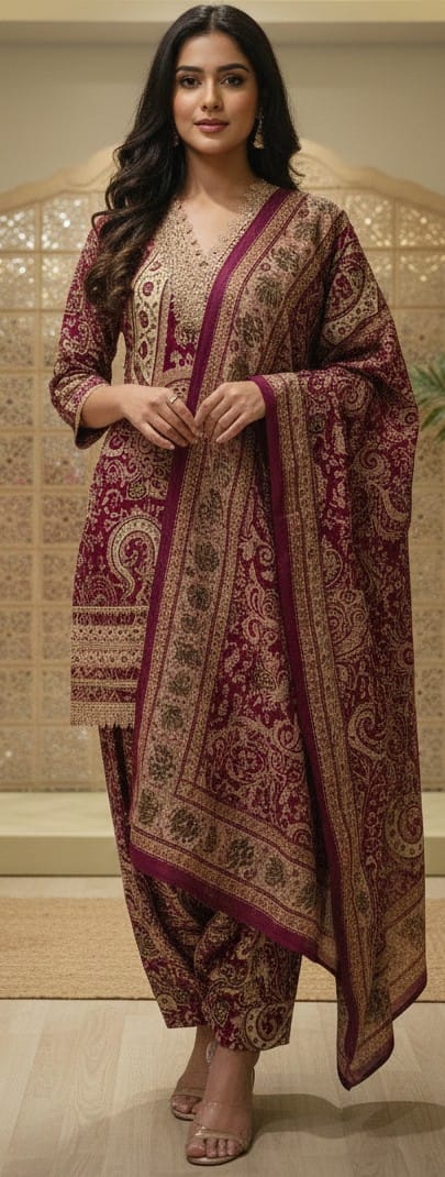 FARSI SALWAR CASUAL WEAR OUTFIT