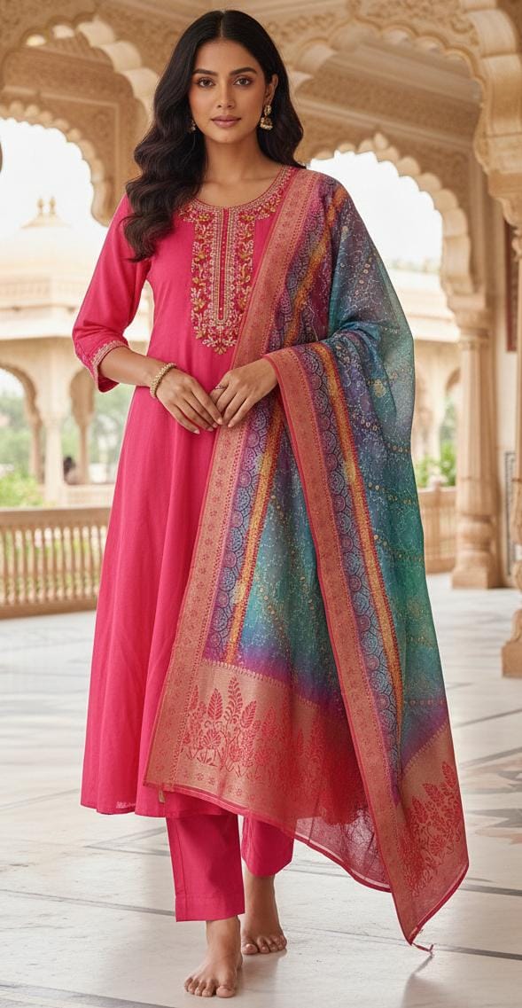 SEMI DAILY WEAR KURTA SET