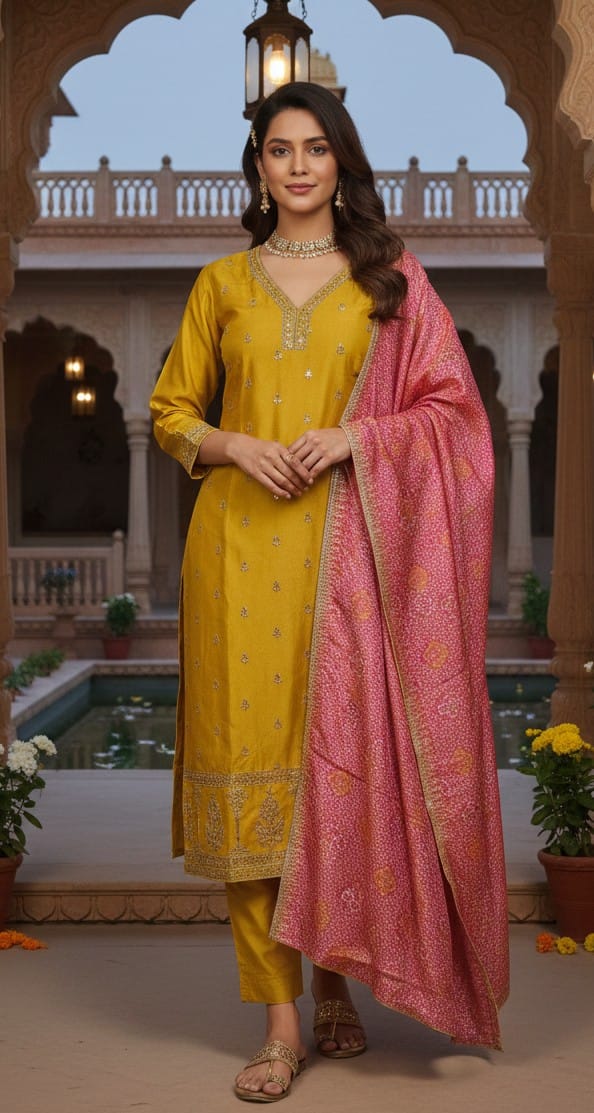 SEMI OCCASSION KURTA SET