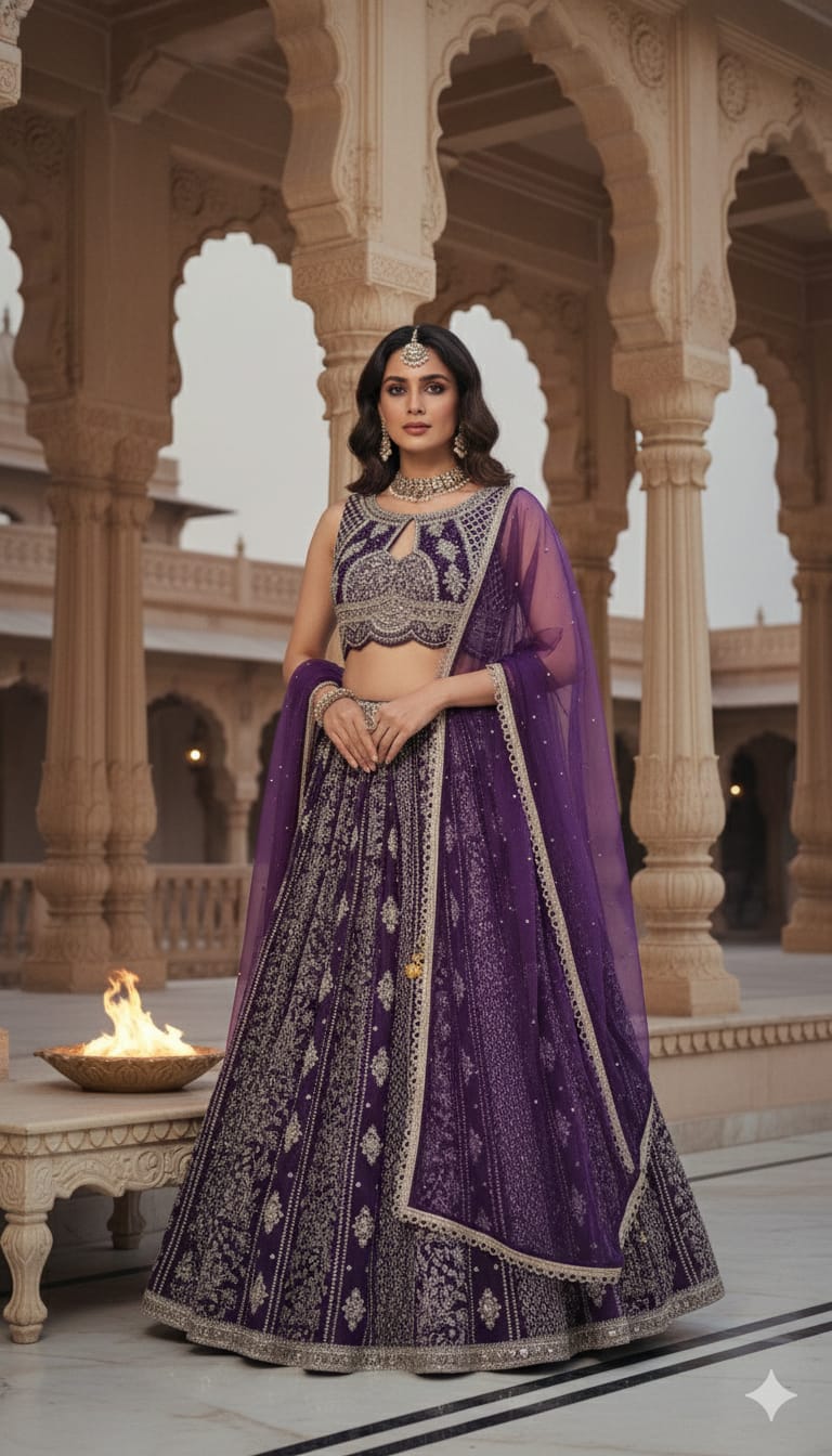 WEDDING,RECEPTION FUNCTIONA PARTY WEAR LEHENGA CHOLI