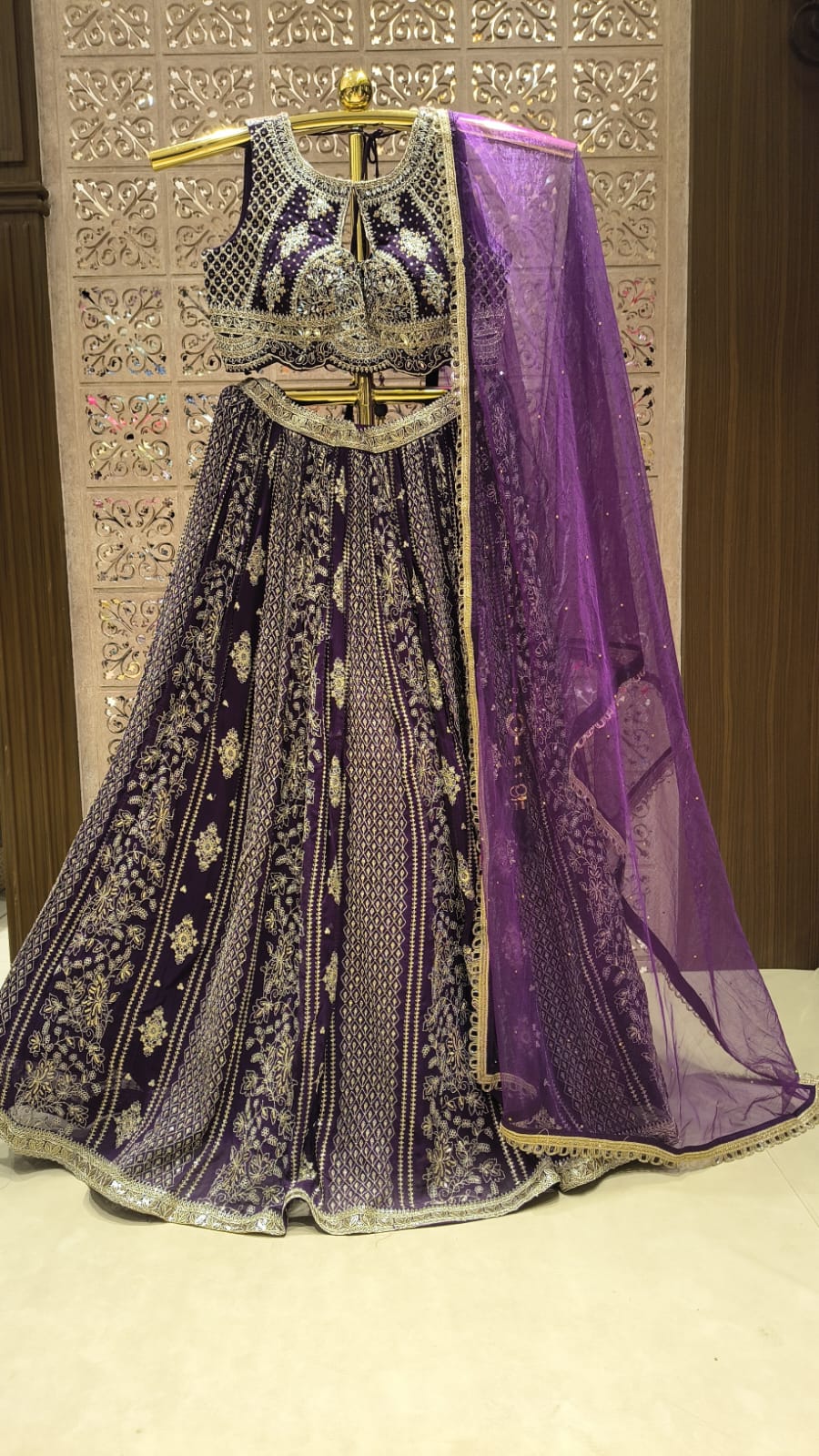 WEDDING,RECEPTION FUNCTIONA PARTY WEAR LEHENGA CHOLI