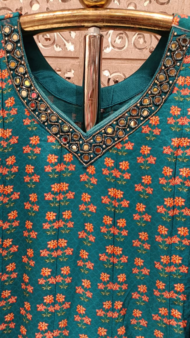 FESTIVE OCCASSION PARTY WEAR ANARKALI OUTFIT