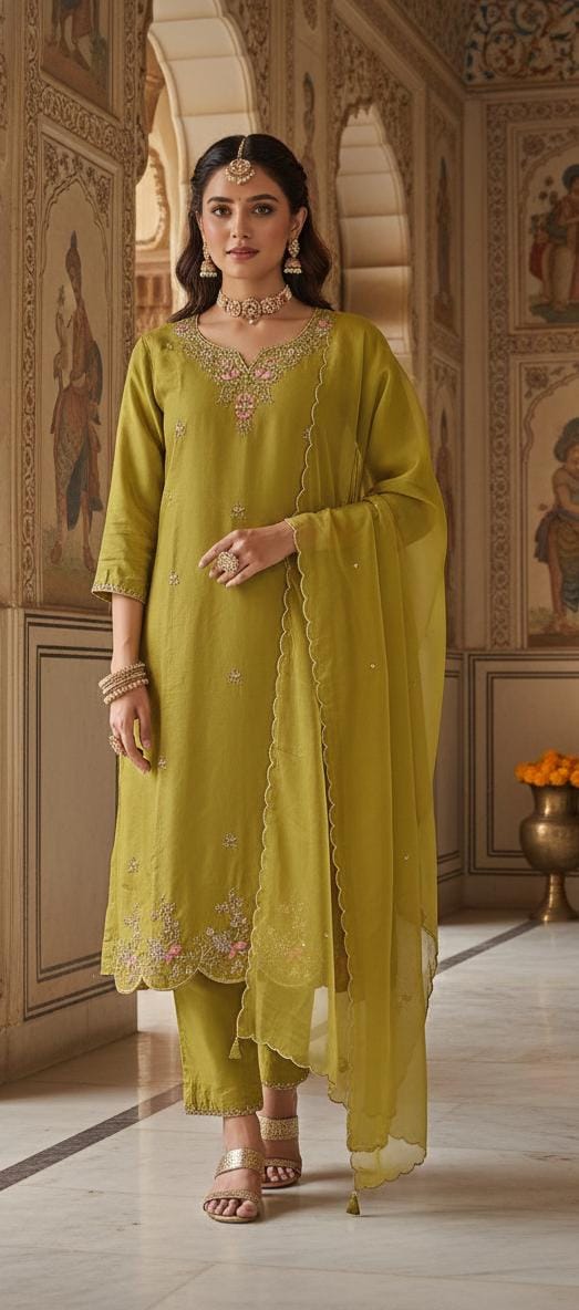 SEMI FESTIVE KURTA SET