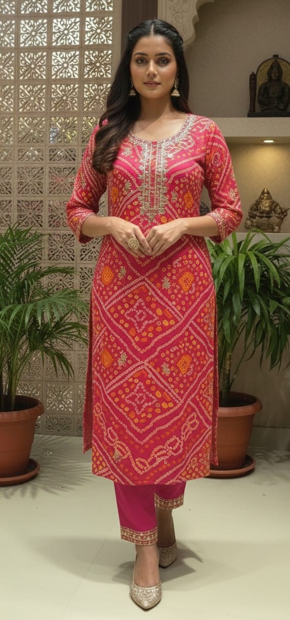 SEMI FESTIVE KURTA SET