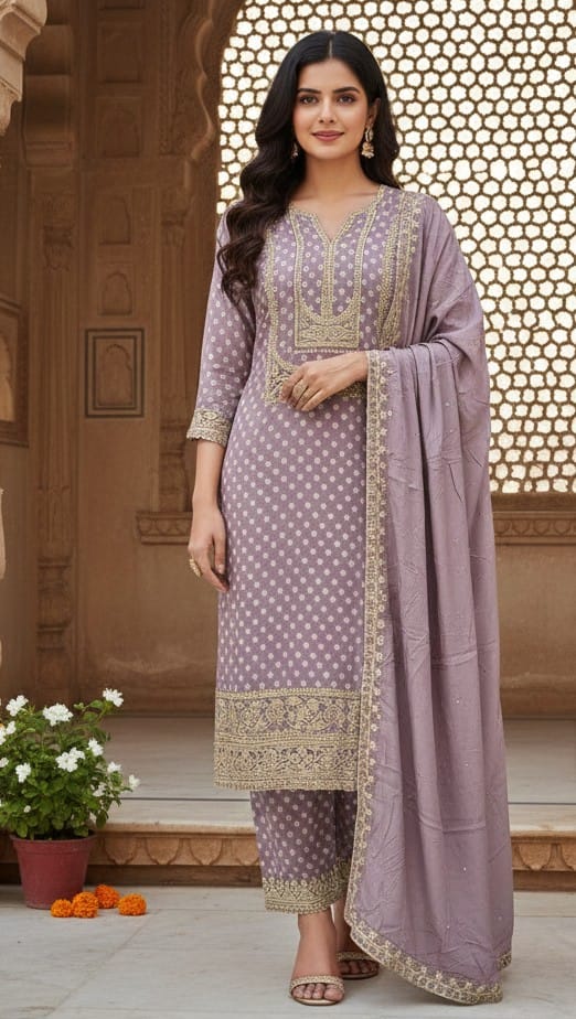 SEMI OCCASSION KURTA SET