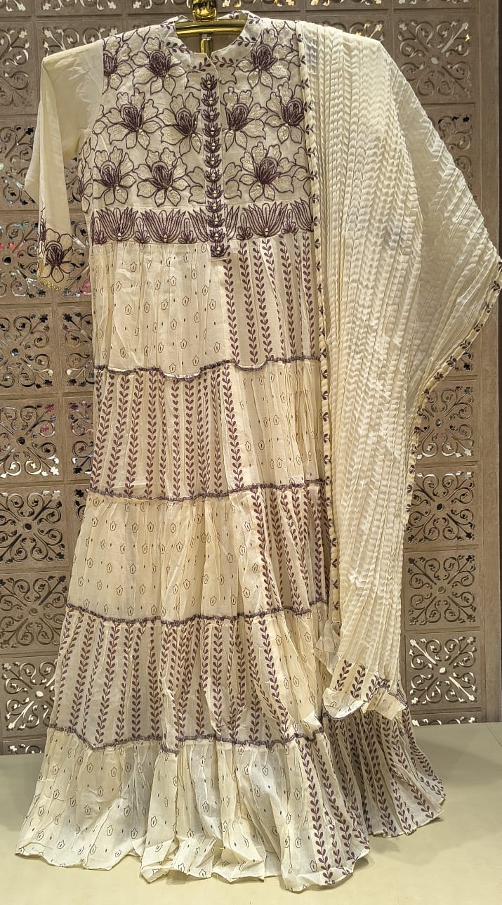 FLOOR LENGTH ANARKALI GOWN STYLE