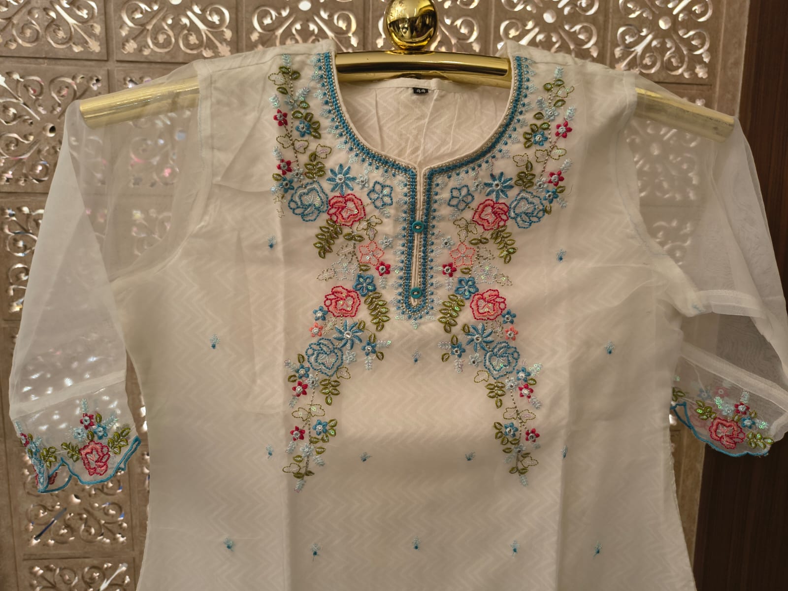 SEMI FESTIVE WEAR KURTA SET