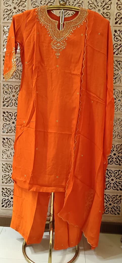 SEMI FESTIVE WEAR KURTA SET