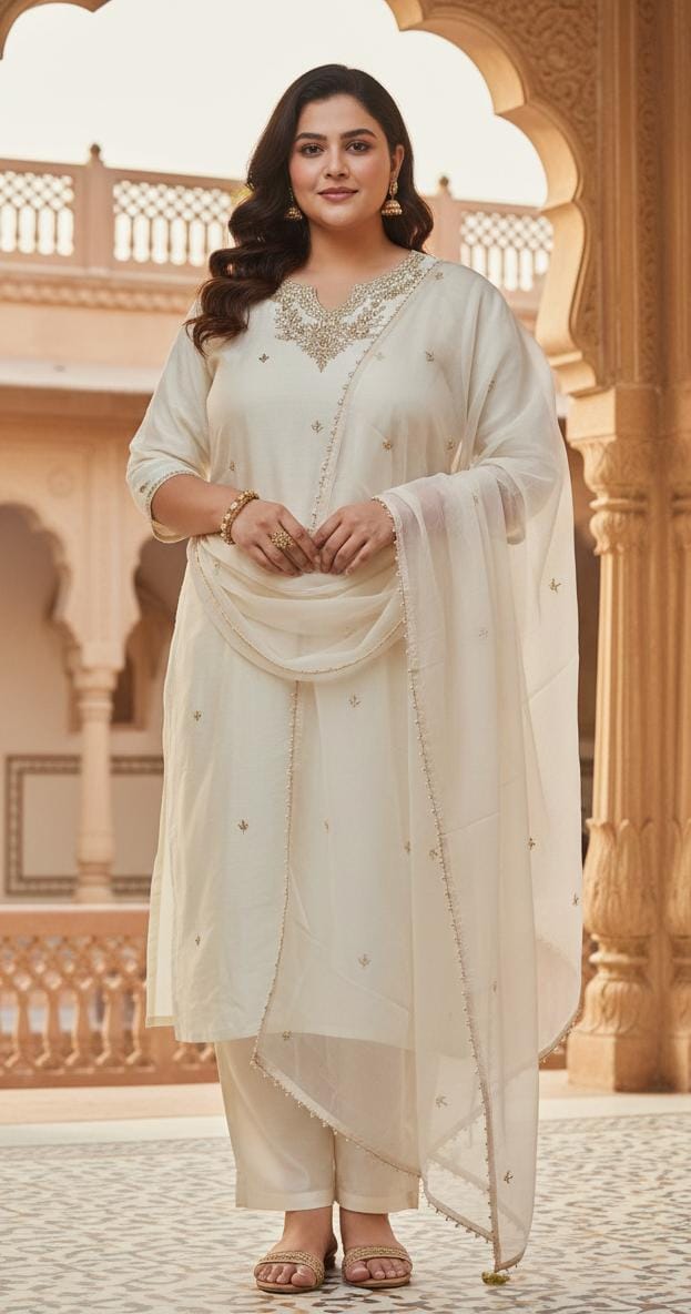 SEMI CASUAL KURTA SET