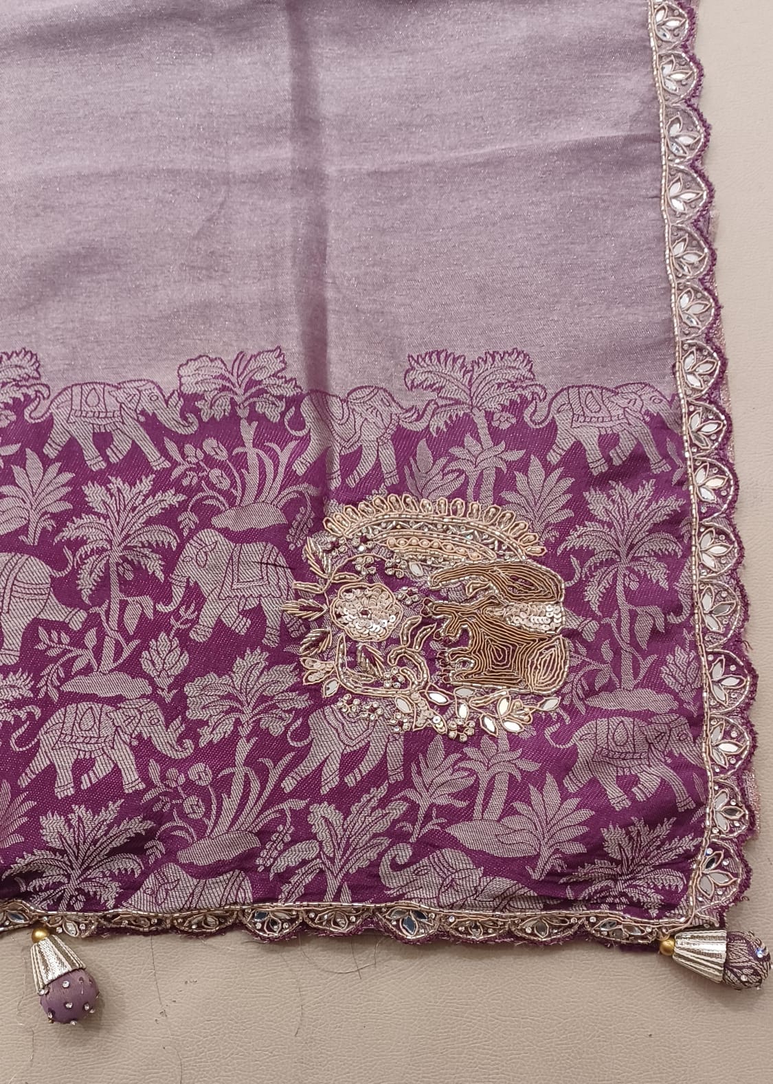 WEDDING.RECEPTION FUNCTIONAL PARTY WEAR SAREE