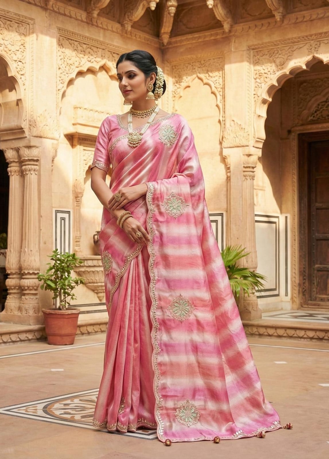 WEDDING RECEPTION FUNCTIONAL PARTY WEAR SAREE