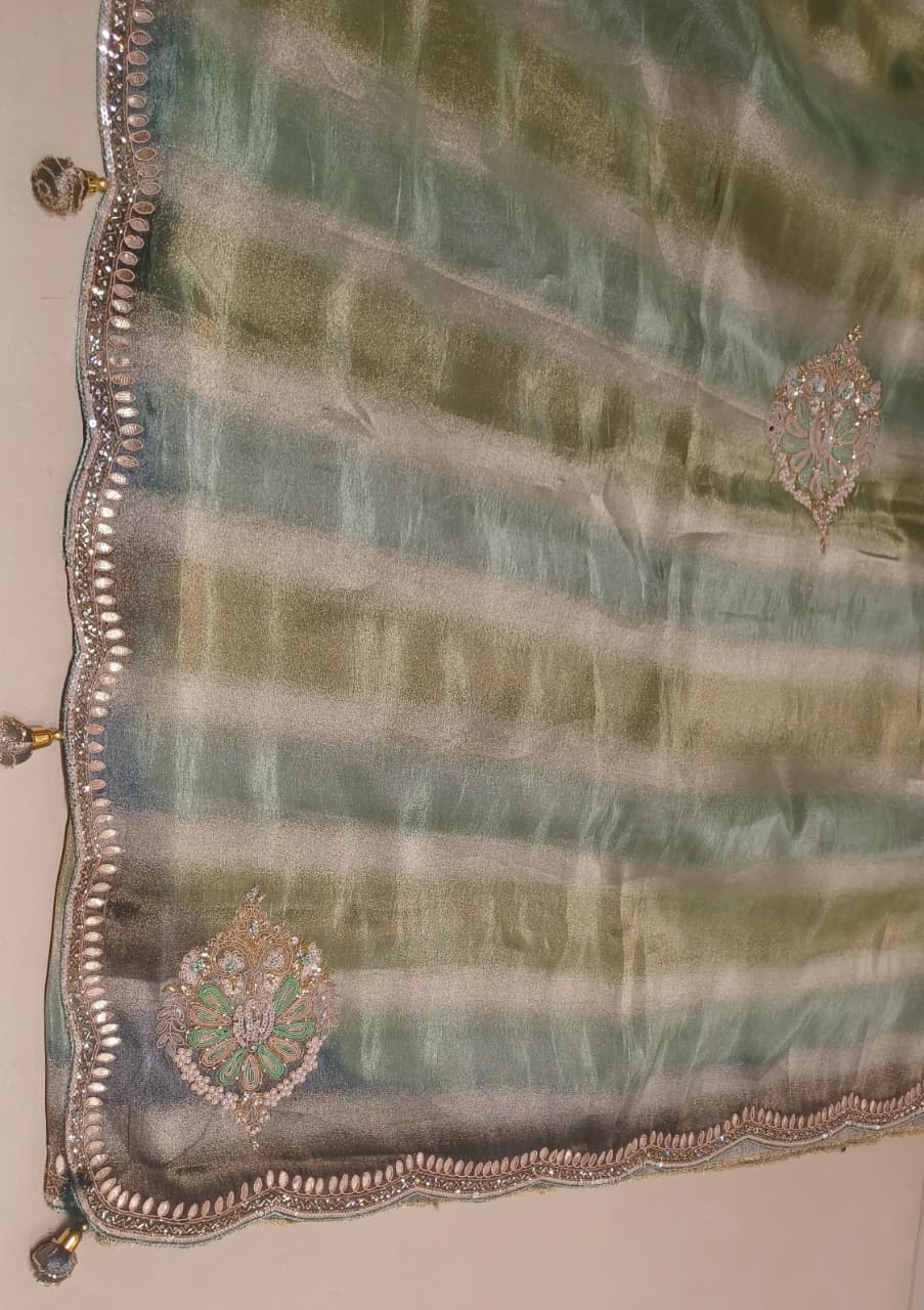 MEHENDI,FESTIVE FUNCTIONAL PARTY WEAR SAREE
