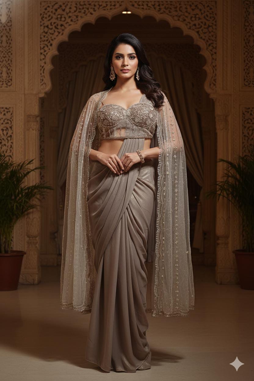 WEDDING,RECEPTION FUNCTIONAL PARTY WEAR OUTFIT