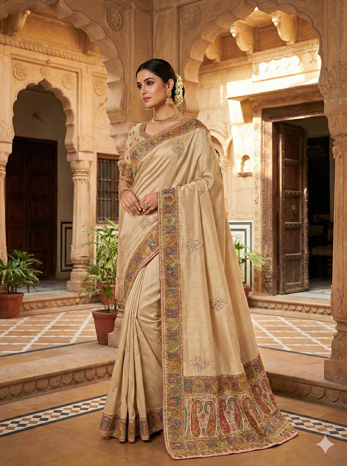 RECEPTION ENGAGEMENT FUNCTIONAL PARTY WEAR SAREE