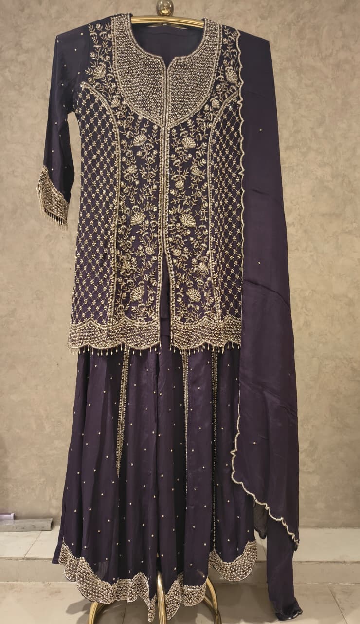 HALDI,MEHENDI FUNCTIONAL PARTY WEAR  OUTFIT