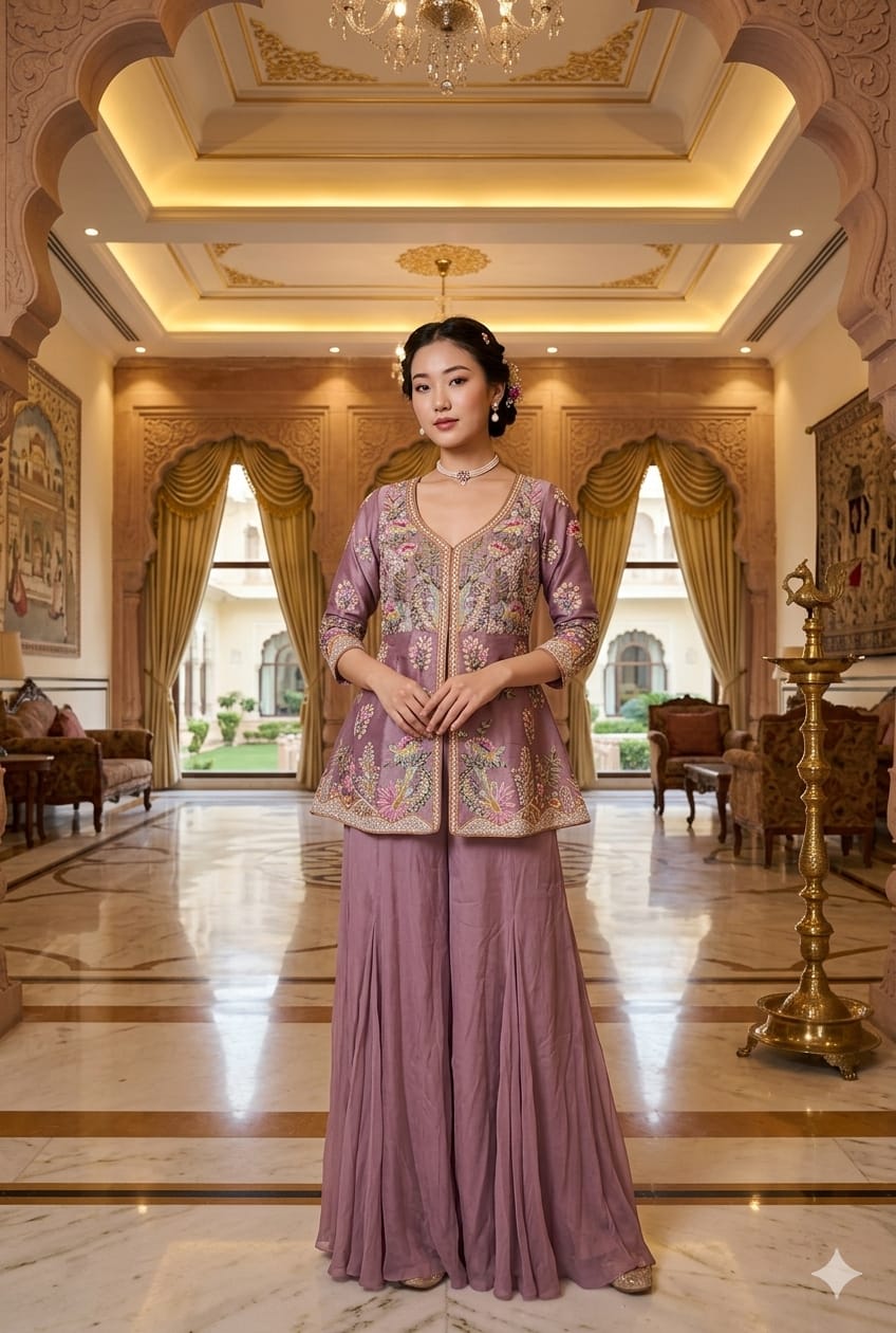 FESTIVE FUNCTIONAL PARTY WEAR OUTFIT
