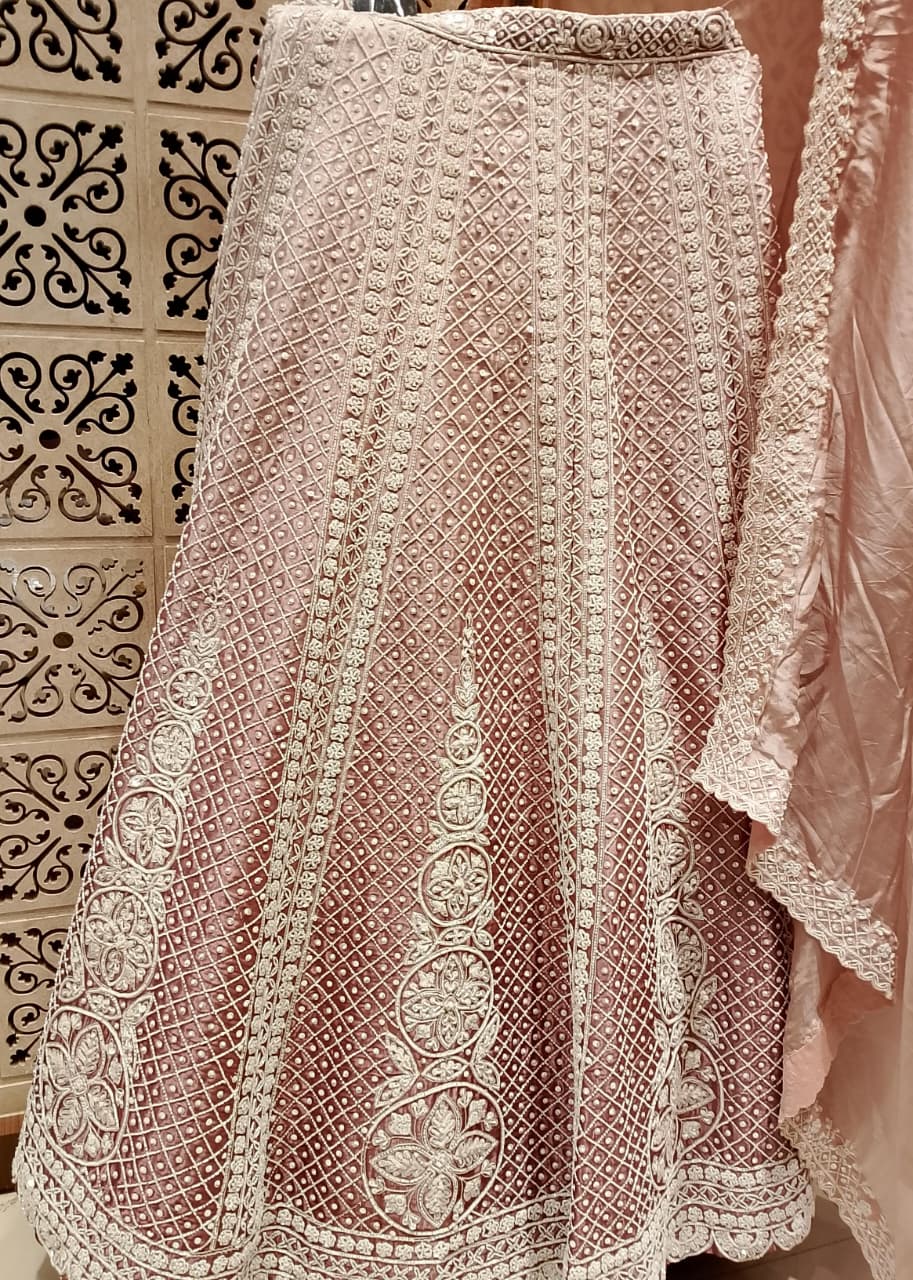 WEDDING,RECEPTION FUNCTIONAL PARTY WEAR BRIDAL LEHENGA