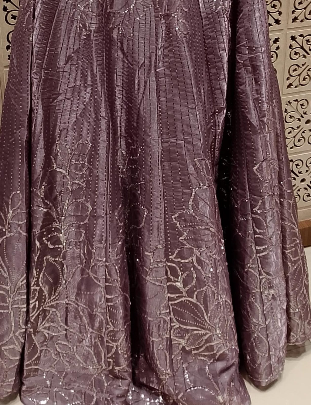 TRADITIONAL,FUNCTIONAL MIRROR WORK CORSET DESIGNER LEHENGA