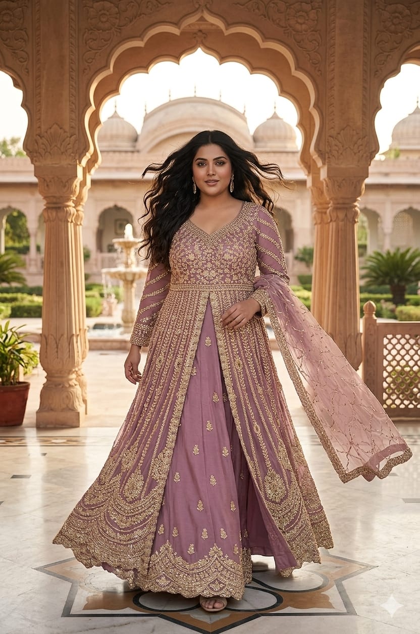 WEDDING RECEPTION FUNCTIONAL BRIDAL OUTFIT