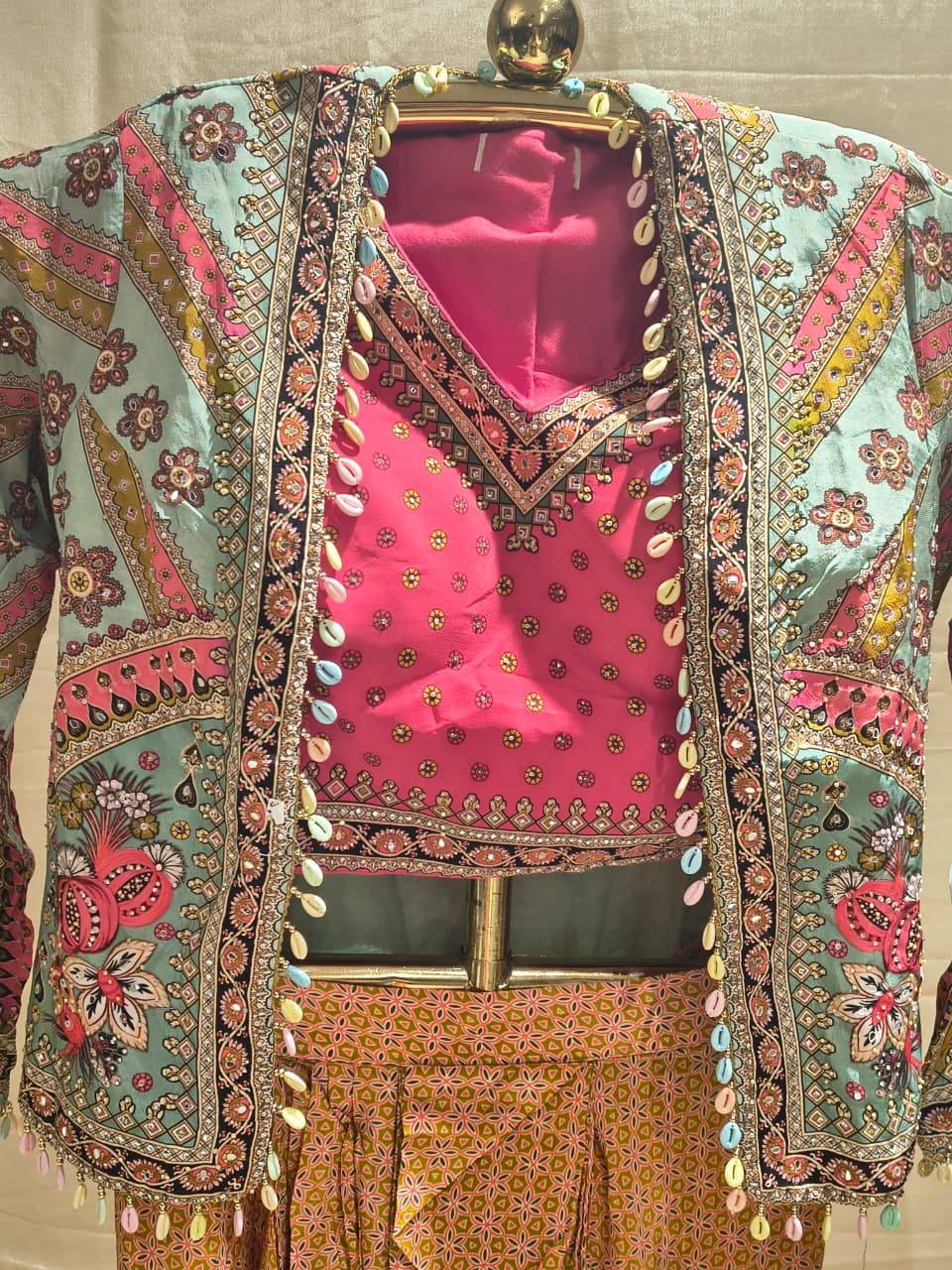 INDO-WESTERN JACKET STYLE OUTFIT