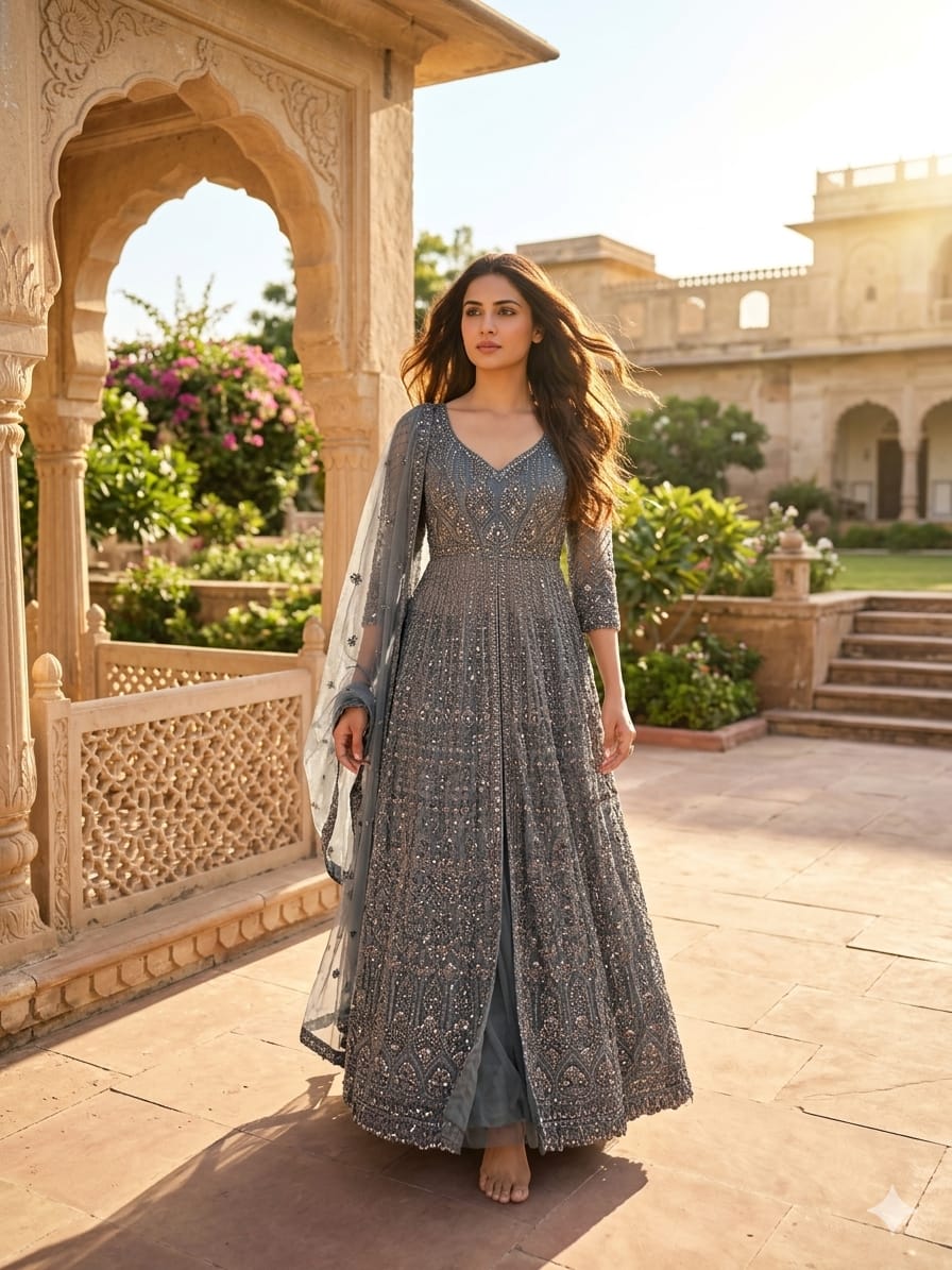 WEDDIN,RECEPTION,FUNCTIONAL PARTY WEAR OUTFIT