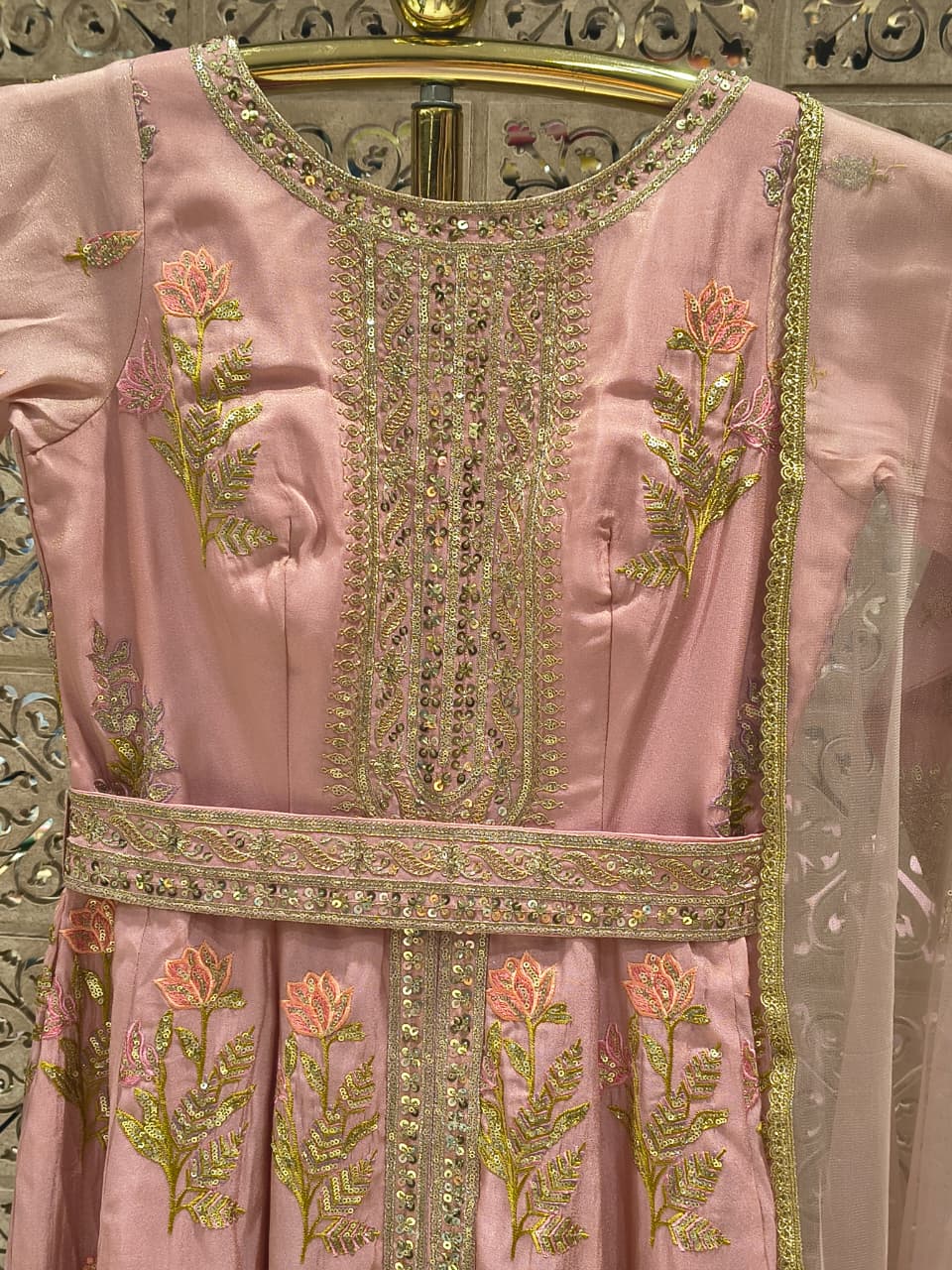 PARTY WEAR FRONT CUT-STYLE OUTFIT