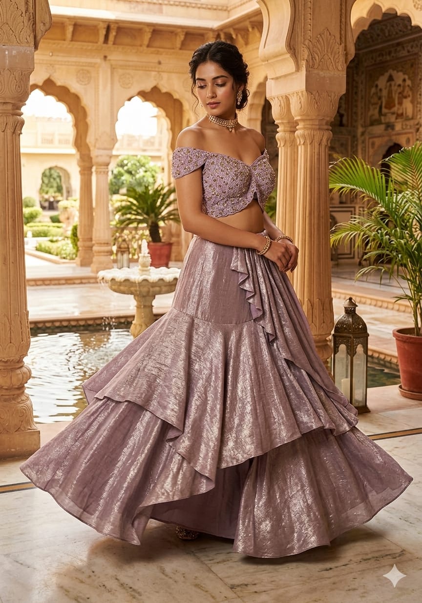 WEDDING FESTIVE FUNCTIONAL PARTY WEAR OUTFIT