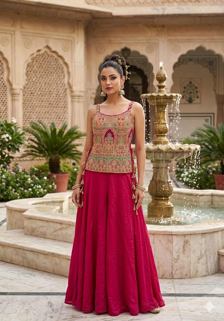 DESIGNER FESTIVE OCCASSION PARTY WEAR OUTFIT