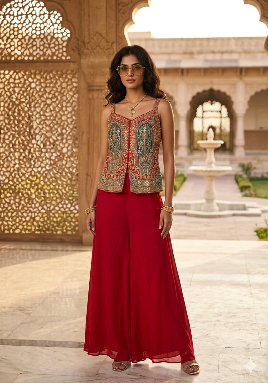 DESINGNER FESTIVE OCCASSION PARTY WEAR OUTFIT