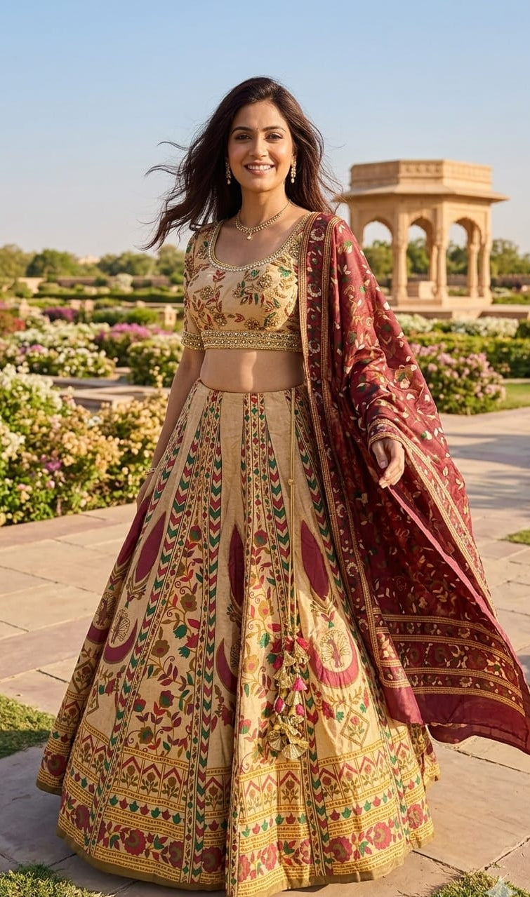 FESTIVE FUNCTIONAL PARTY WEAR LEHENGA CHOLI