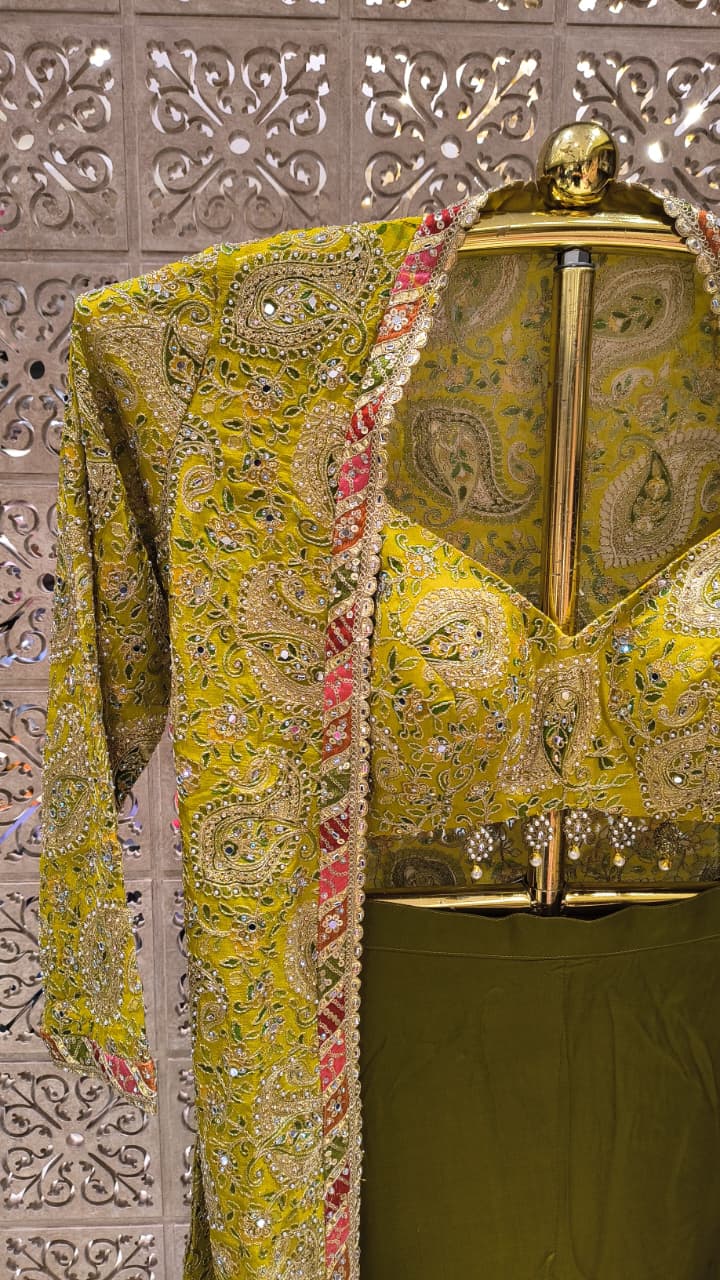 INDO-WESTERN JACKET STYLE OUTFIT