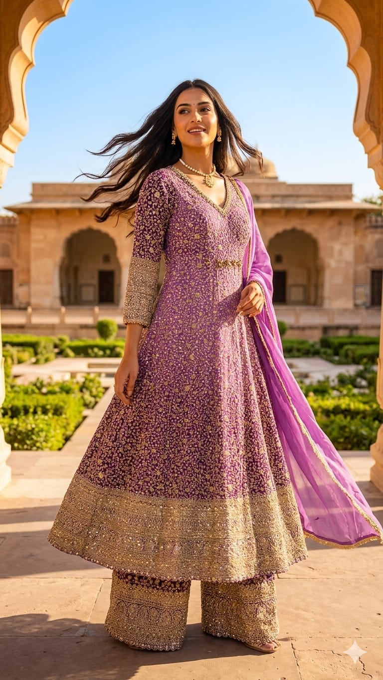 ANARKALI PARTY WEAR OUTFIT