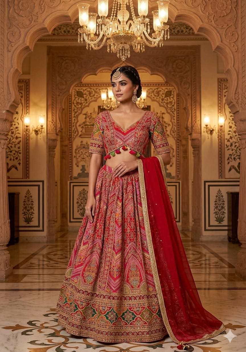 FESTIVE OCCASSION FUNCTIONAL PARTY WEAR OUTFIT