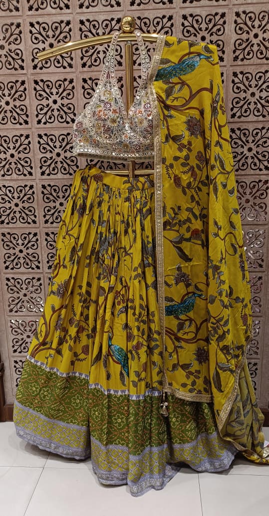 HALDI,MEHENDI FESTIVE OCCASSION PARTY WEAR OUTFIT