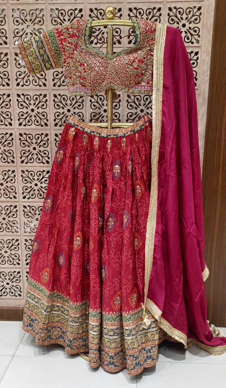 WEDDING,RECEPTION FUNCTIONAL PARTY WEAR LEHENGA CHOLI