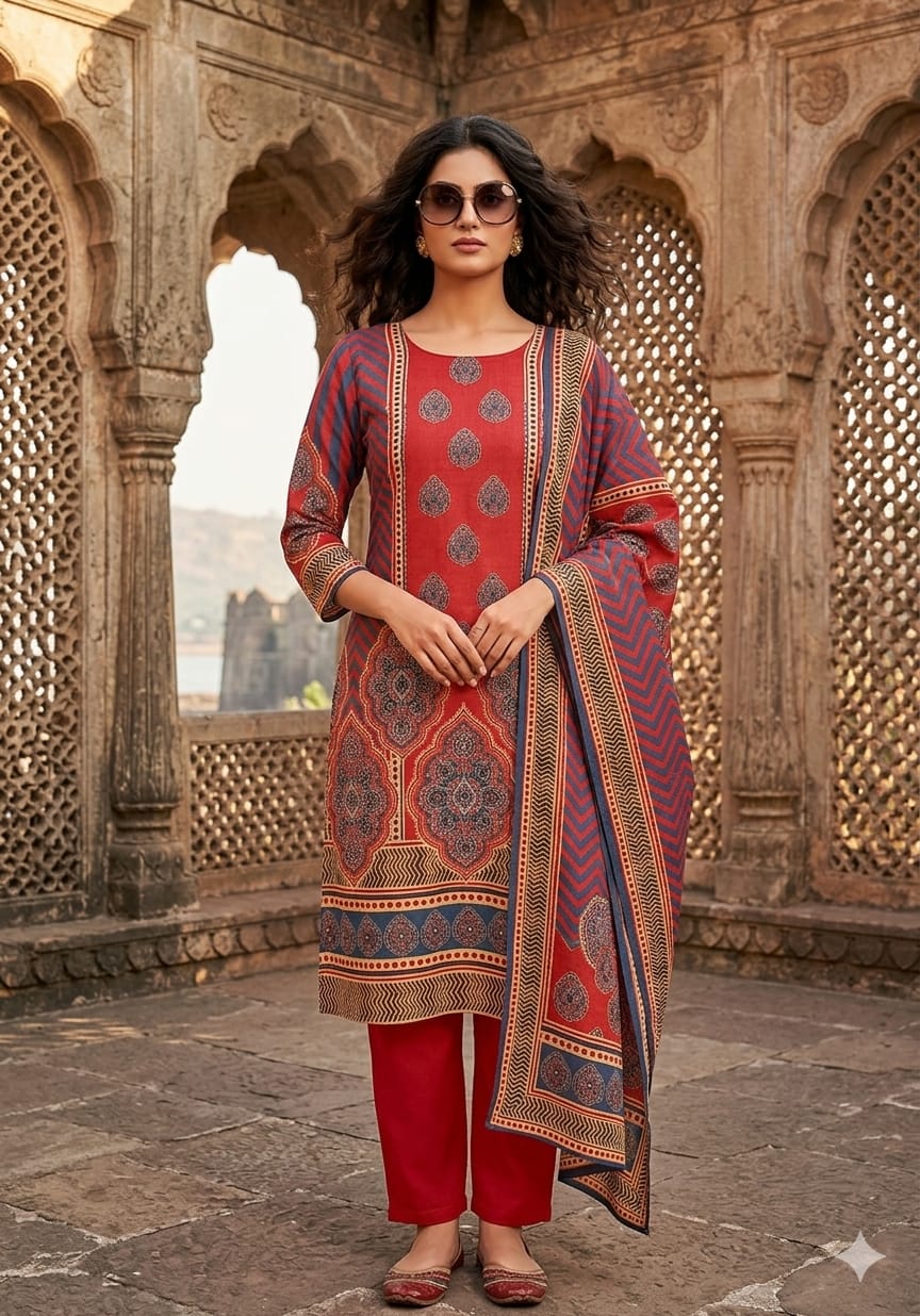 SEMI OCCASSION PARTY WEAR KURTA SET