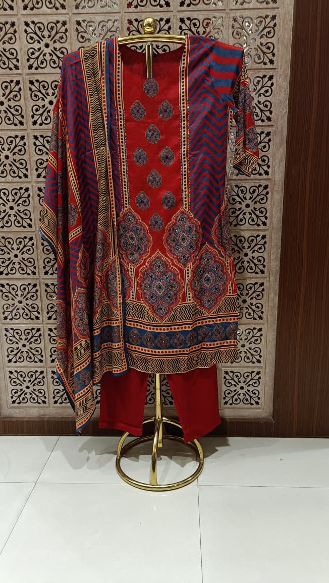 SEMI OCCASSION PARTY WEAR KURTA SET