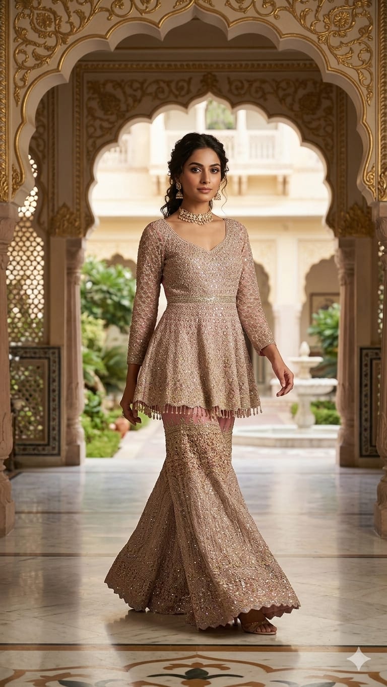 PARTY WEAR FESTIVE OCCASSION GHARARA SET
