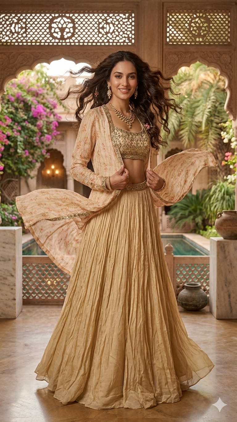 HALDI,MEHENDI FESTIVE OCCASSION PARTY WEAR LEHENGA CHOLI