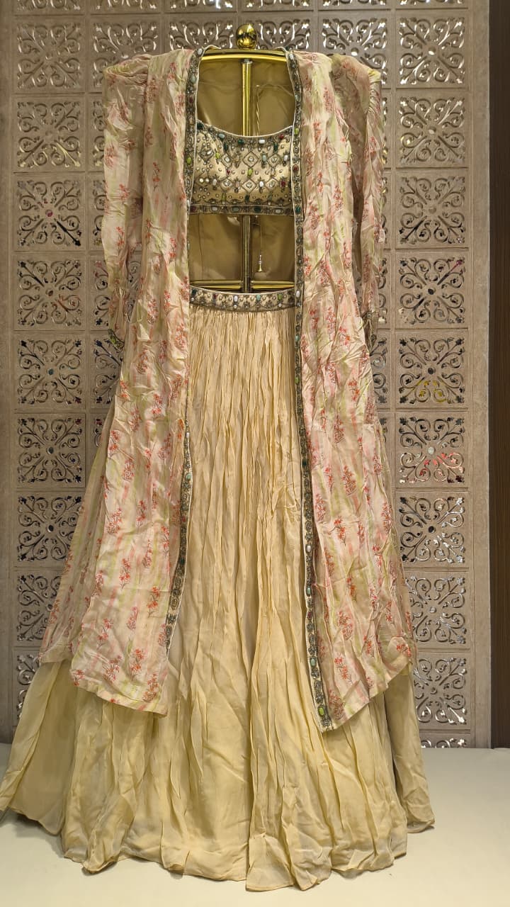 HALDI,MEHENDI FESTIVE OCCASSION PARTY WEAR LEHENGA CHOLI