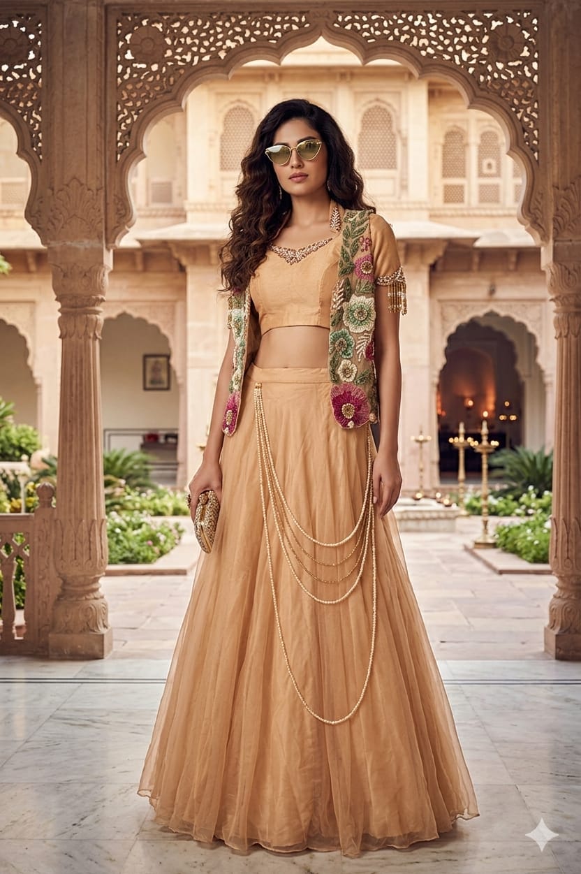FESTIVE OCCASSION FUNCTIONAL PARTY WEAR OUTFIT