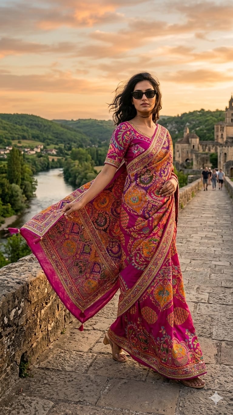 WEDDING,RECEPTION FUNCTIONAL PARTY WEAR SAREE